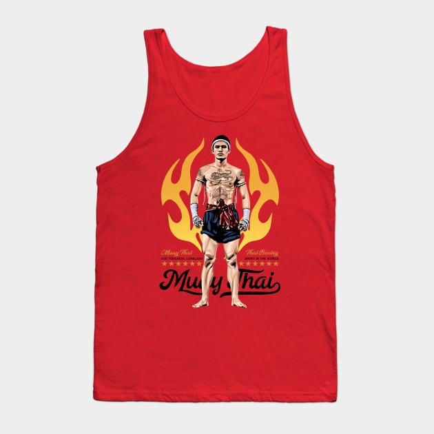 Muay Thai Boran Tank Top by KewaleeTee